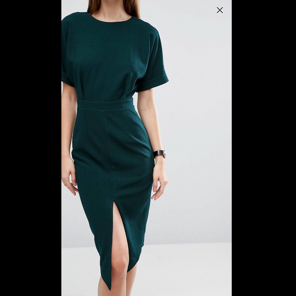 ASOS Tall Wiggle Dress with Split Front